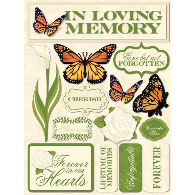 Signature Dimensional Memories Stickers