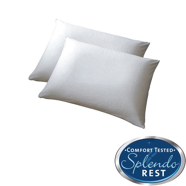 SplendoRest Traditional Ventilated Memory Foam Pillows (Set of 2)