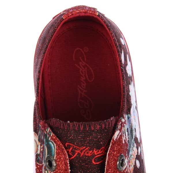 red glitter sneakers womens