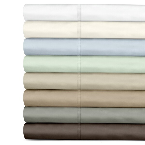 Veratex Egyptian Cotton 500 Thread Count Sateen Solid Sheet Set