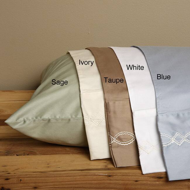 Grand Luxe Egyptian Cotton Sateen 300 Thread Count Chain Deep Pocket Sheet Set