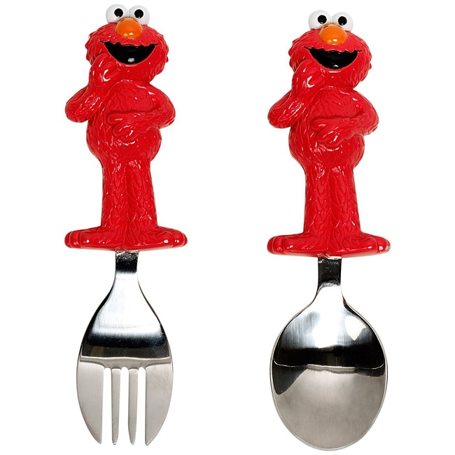 Munchkin Sesame Street Toddler Fork And Spoon
