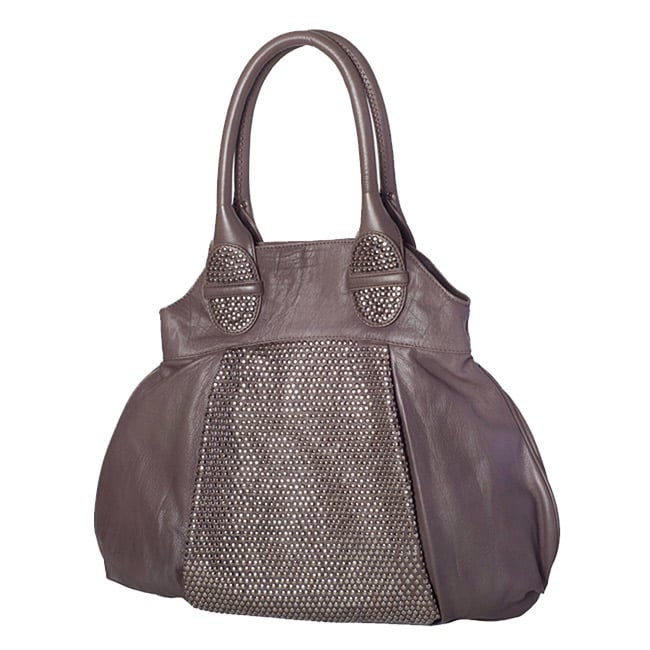David & Scotti 'Stardust' Nappa Leather Studded Tote Bag - 13647548 ...