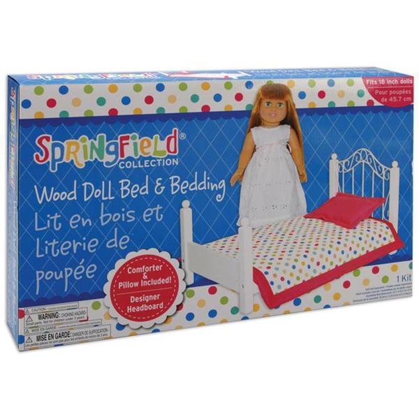 pink doll bed