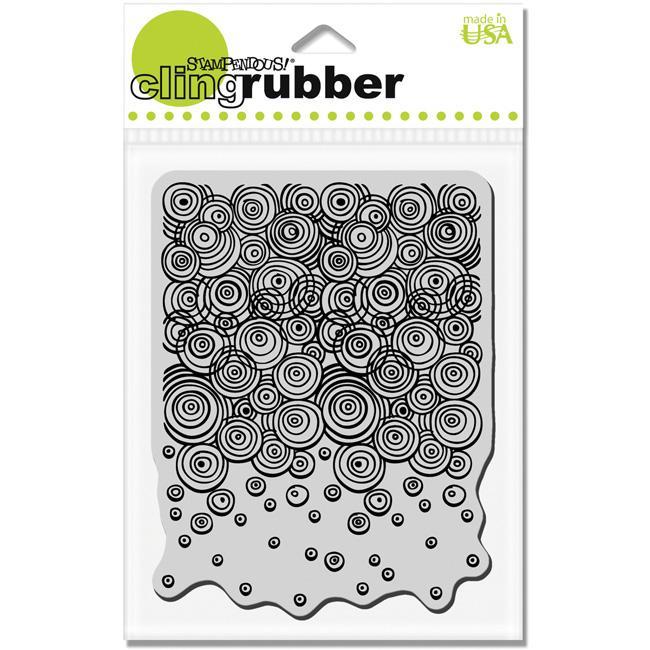 Stampendous Geo Bubbles Cling Rubber Stamp