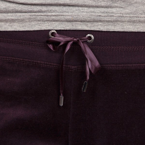 velour drawstring pants