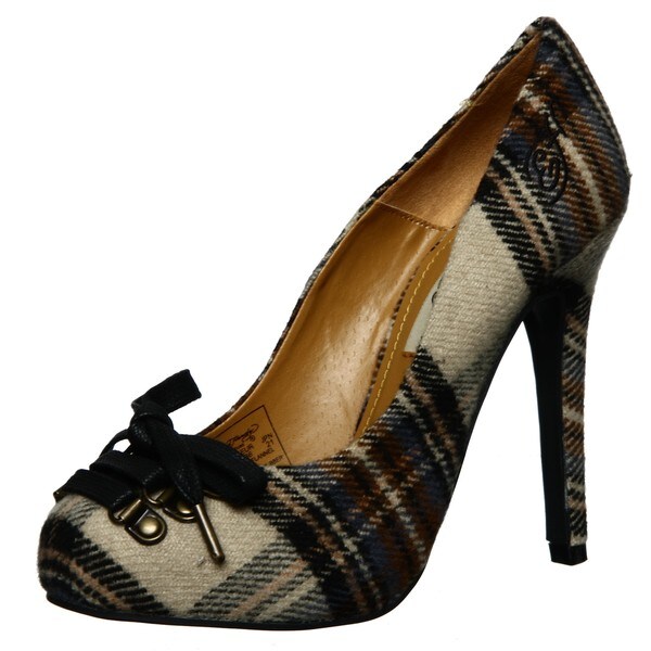 buffalo plaid pumps