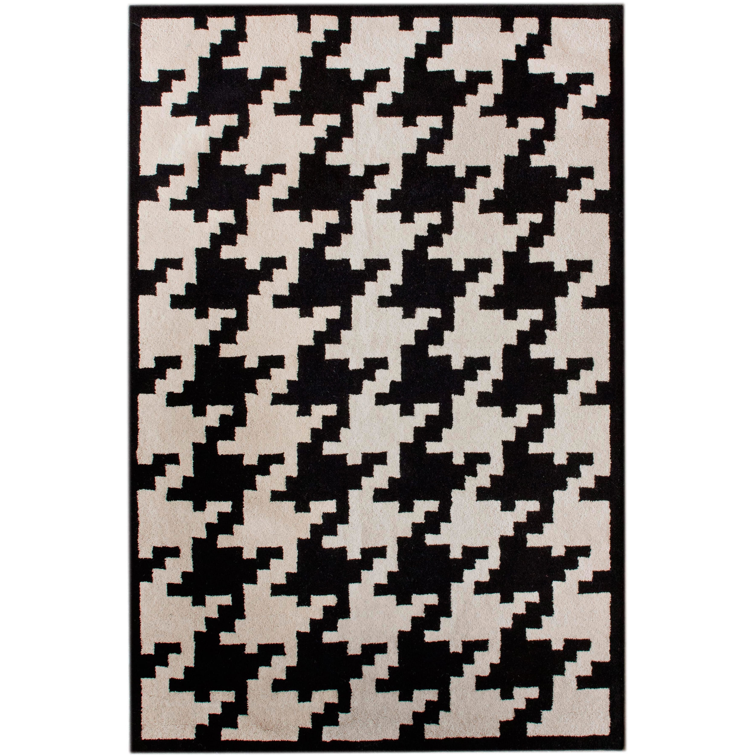 Nuloom Hand tufted Spectrum Houndstooth Wool Rug (5 X 8)