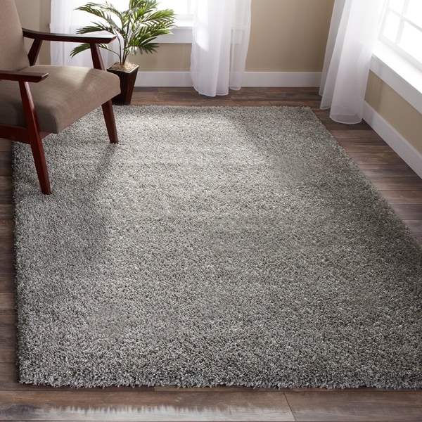 Safavieh California Cozy Plush Silver Shag Rug (8' x 10') - Free ...