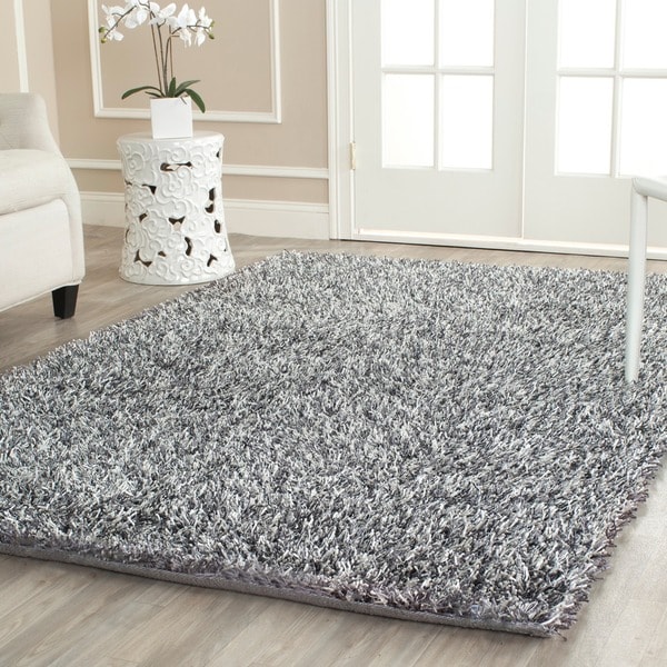 Safavieh Medley Platinum Textured Shag Rug (5 x 8)