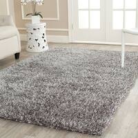 Safavieh Handmade New Orleans Shag Triin Solid Polyester Rug