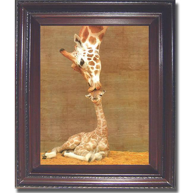 Ron D'Raine 'First Kiss' Framed Canvas Art