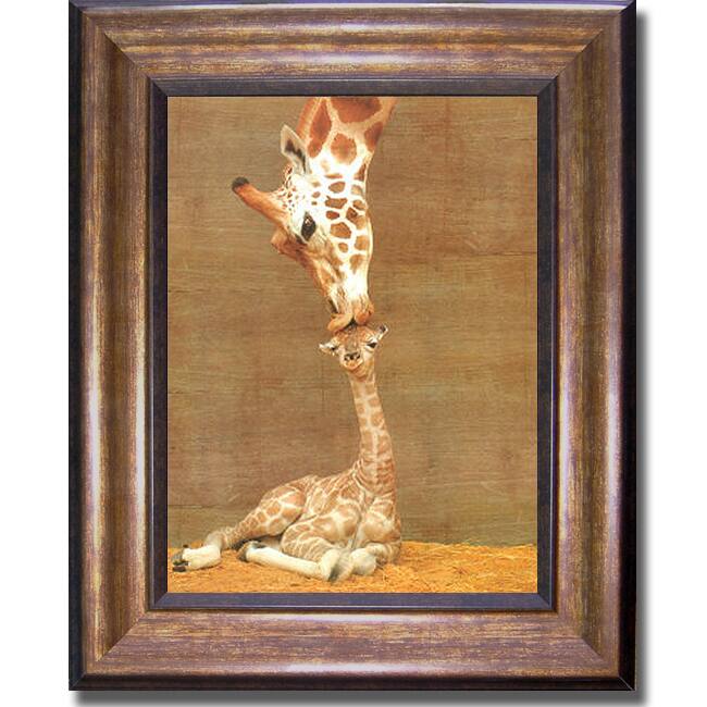 Ron D'Raine 'First Kiss' Framed Canvas Art