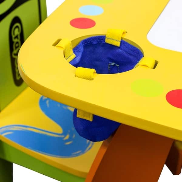 Shop Crayola Wooden Desk And Chairs Set Overstock 5955573