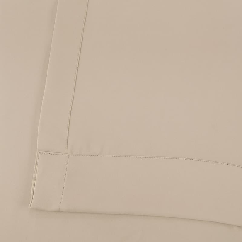 Exclusive Fabrics Eggnog Room Darkening Curtain Panel (2 Panels)