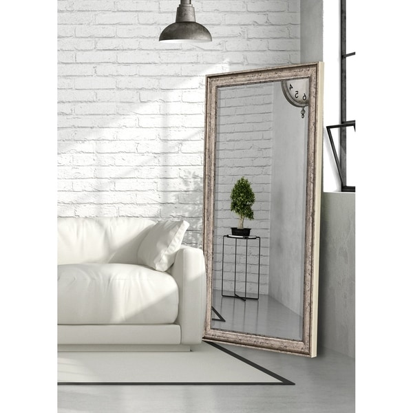 Hitchcock Butterfield Sheffield Vintage Large Silver Transitional Mirror