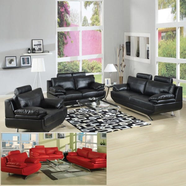 Jessica Bonded Leather 2 piece Set Sofas & Loveseats