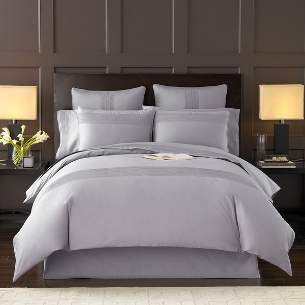 Luxury Orchid King size 3 piece Duvet Cover Set  