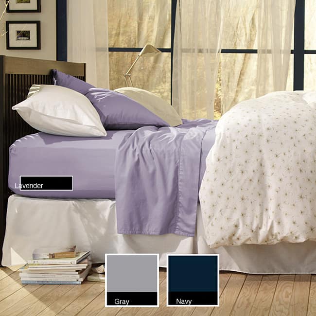 Sealy Cotton Sateen Queen/King 330 Thread Count Bonus Sheet Set