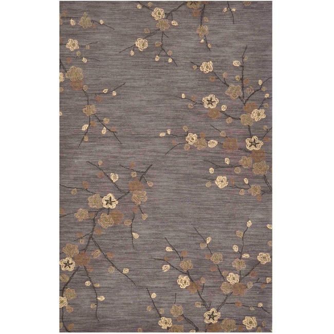 Hand tufted Grey Holiday Rug (8 X 10)