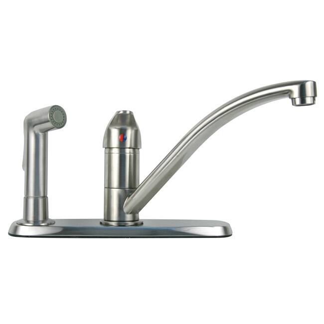 Price Pfister Single-handle Stainless Steel Kitchen Faucet with Spray