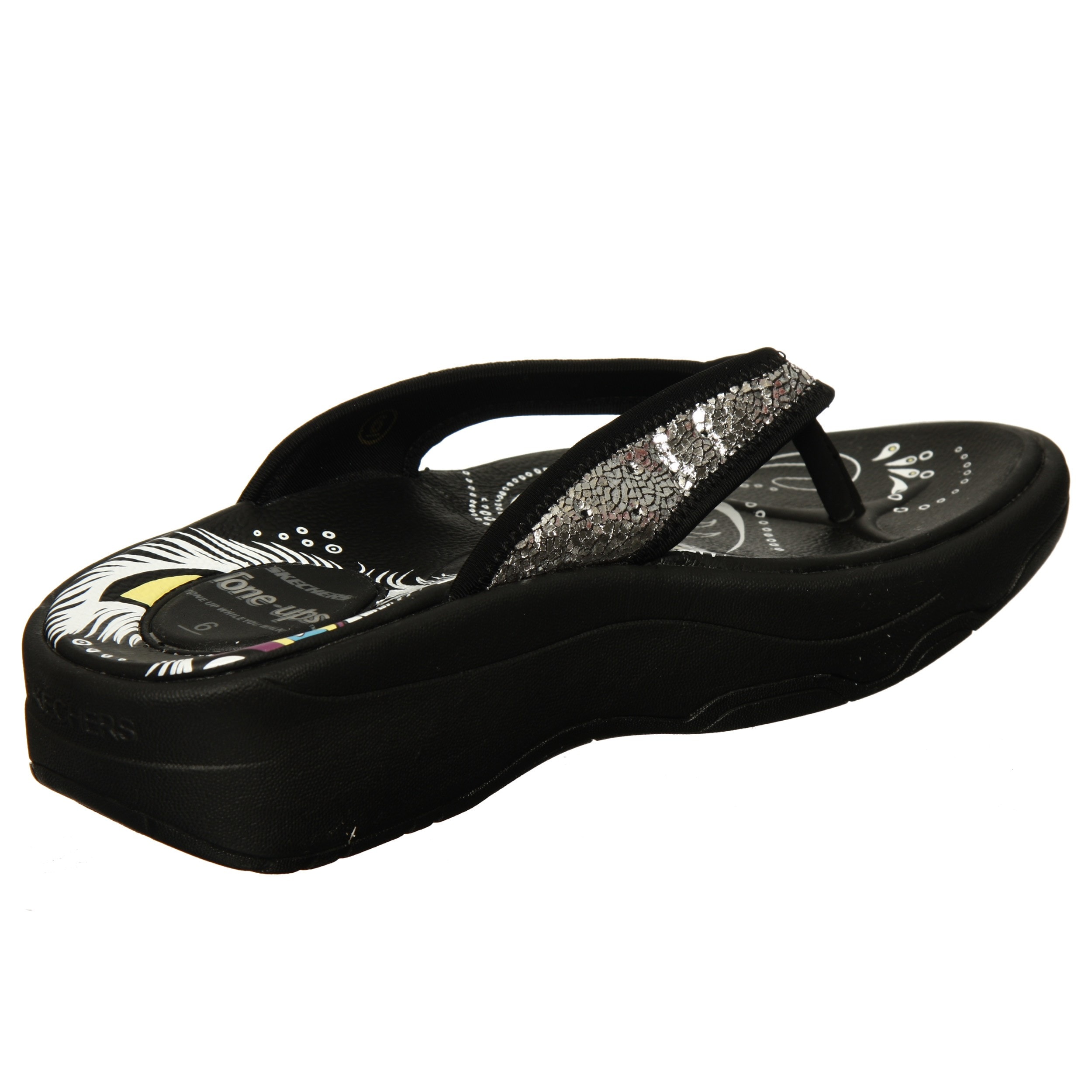 toning flip flops skechers