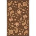 Safavieh Handmade Paisley Brown Wool Rug - 8'3 x 11'