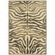 preview thumbnail 12 of 31, SAFAVIEH Paradise Zeynep Modern Viscose Rug 2'7" x 4' - Creme/Brown - Rectangle