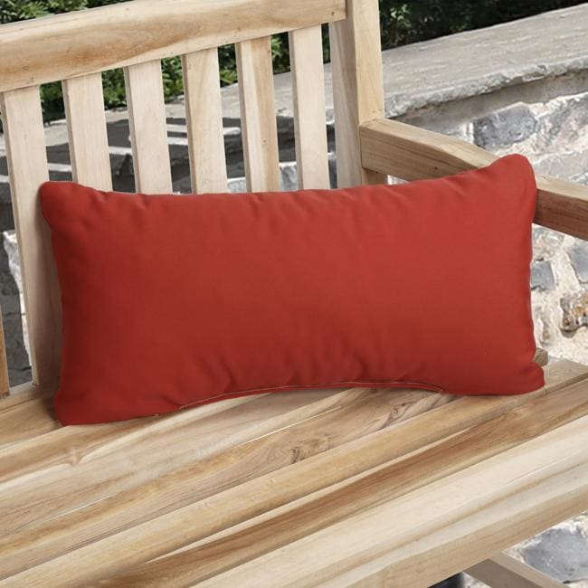 Shop Charisma Outdoor Red Pillow Made with Sunbrella (Set of 2) On