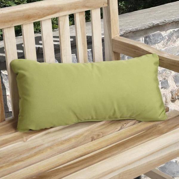 Charisma Outdoor Green Pillow Made with Sunbrella (Set of 2)