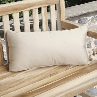 Charisma Outdoor Beige Pillow Made with Sunbrella (Set of 2)