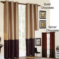 Shop Horizon Embroidery Grommet 84 Inch Curtain Panel Free