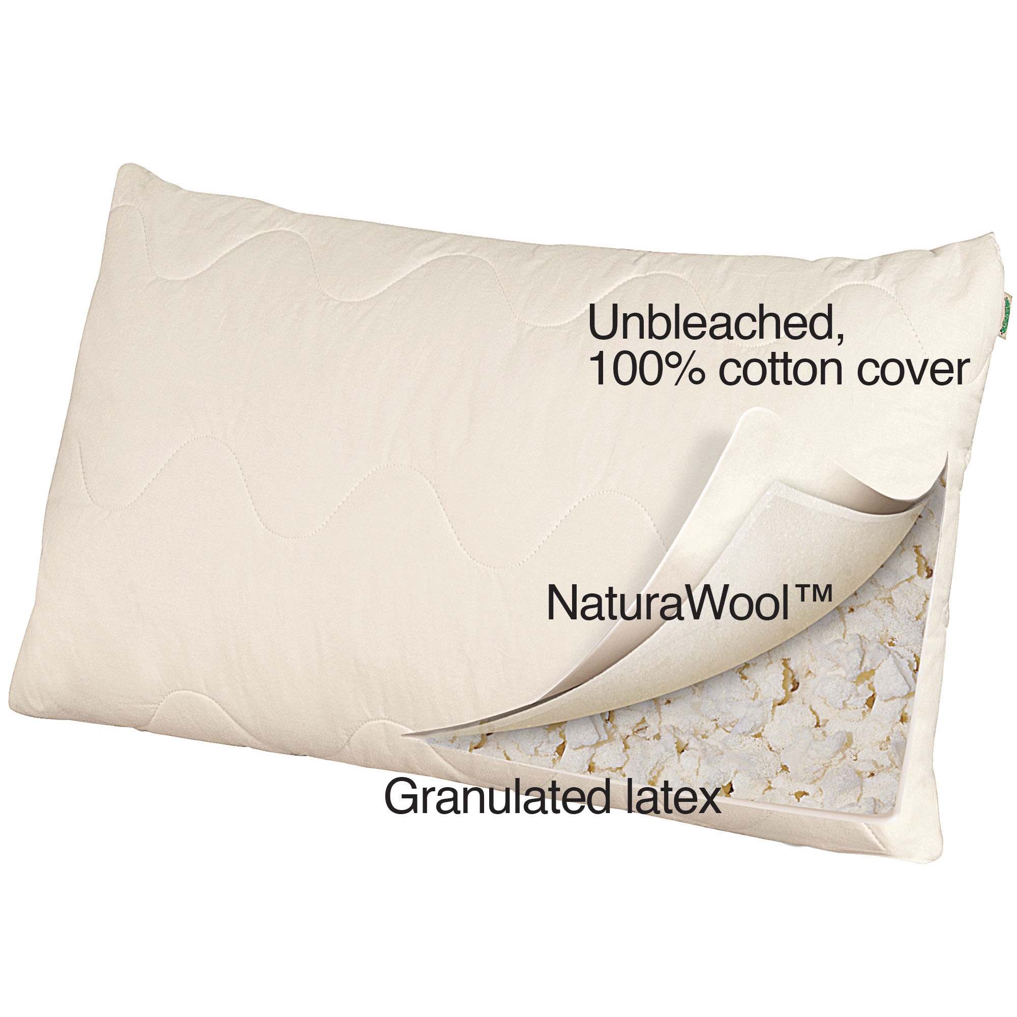 granulated latex pillow