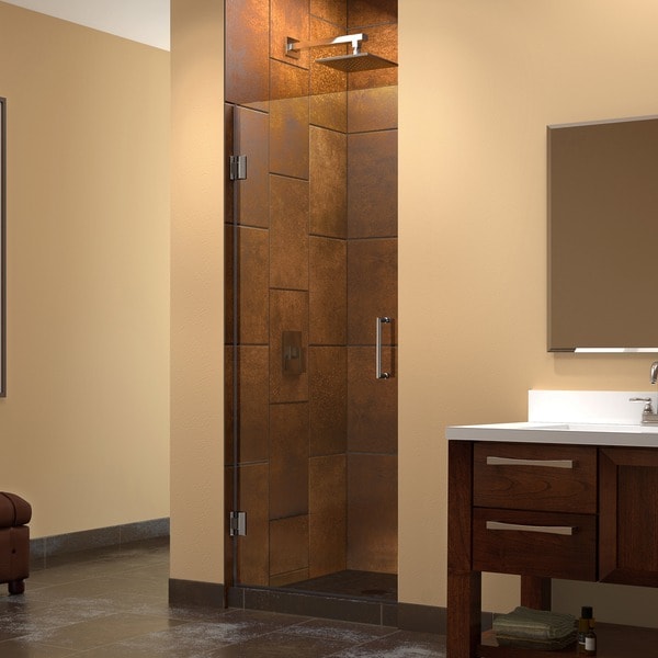 DreamLine Unidoor 30x72 inch Frameless Hinged Shower Door  