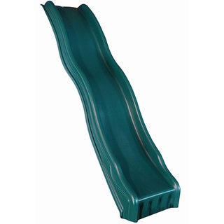 Swing-N-Slide Green Cool Wave Slide - Mounts to 42" to 48" Platforms - 90" L x 21" W x 8" H - 90" L x 21" W x 8" H