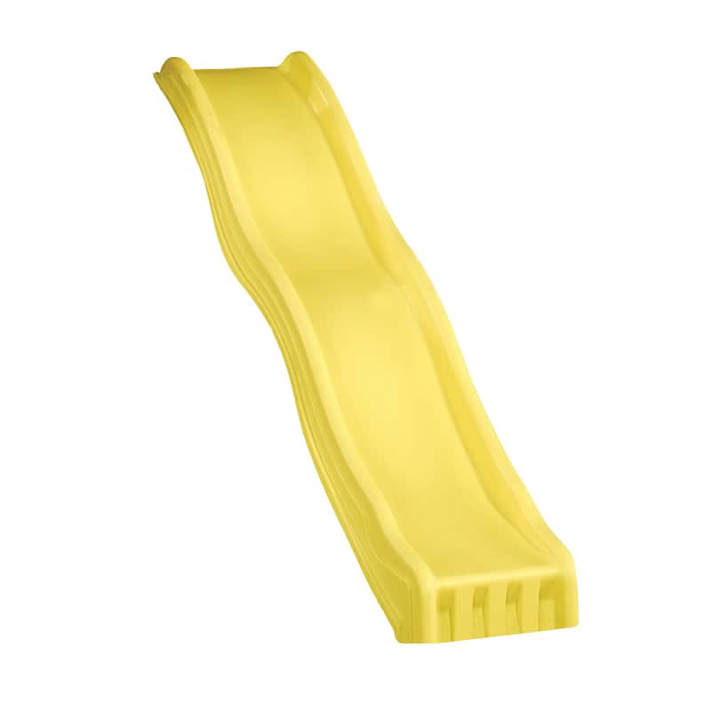 Swing-N-Slide Yellow Cool Wave Slide - Mounts to 42" to 48" Platforms - 90" L x 21" W x 8" H