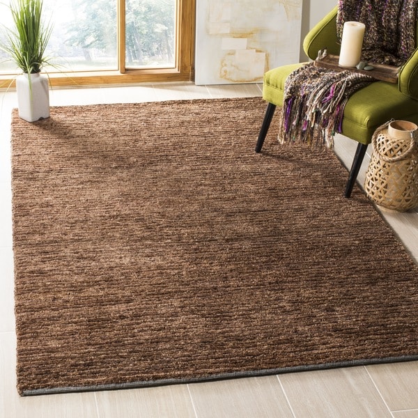 Safavieh Hand-knotted All-Natural Earth Brown Hemp Rug - 8' x 10'