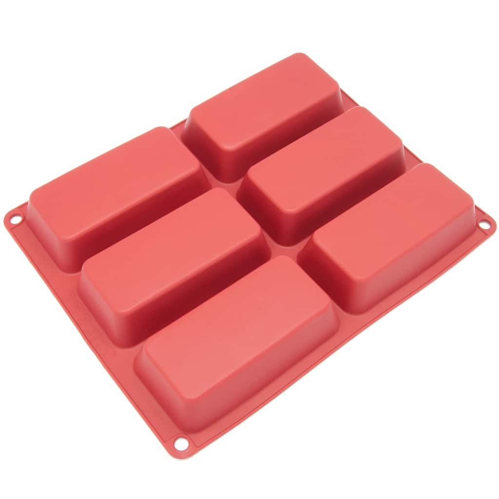 Freshware 6-cavity Silicone Mini-loaf Pan