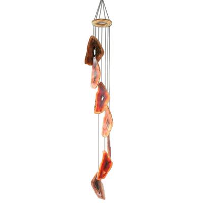 NOVICA Handmade Agate Earth Mysteries Mobile (Brazil)