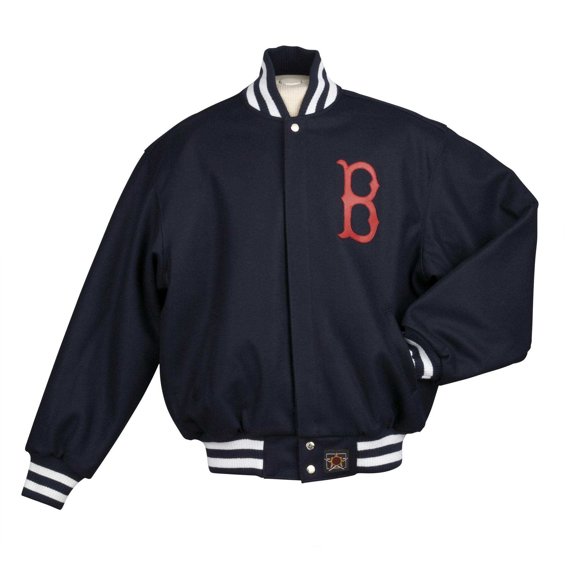 jh designs men's boston red sox domestic wool jacket - free jh designs men's boston red sox domestic wool jacket - free