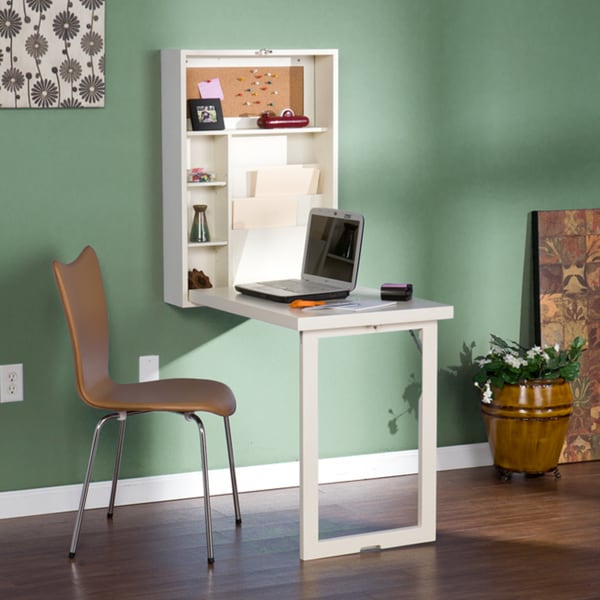 Harper Blvd Murphy Winter Antique White Fold-out Convertible Desk