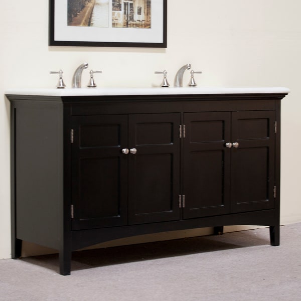 Belmont Decor Colonial Double Sink Bathroom Vanity