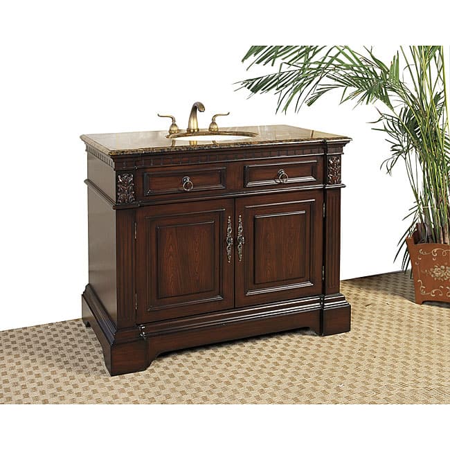 Granite Top 42-inch Single-sink Vanity
