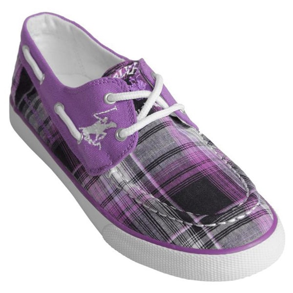 purple polo shoes