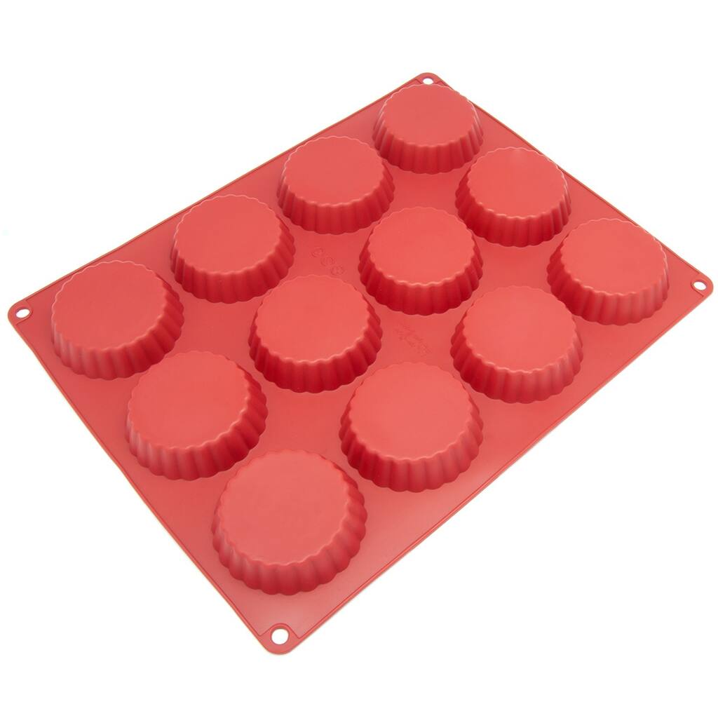 Freshware 12-cavity Silicone Tartlet Pan