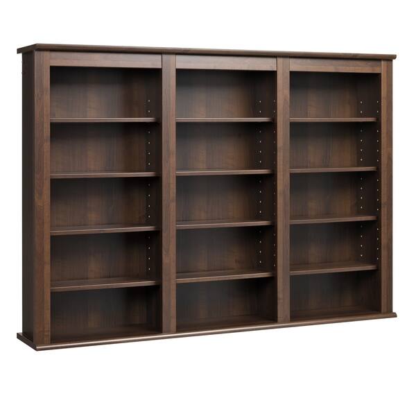 Shop Everett Espresso Wall Hanging Media Storage Cabinet Free