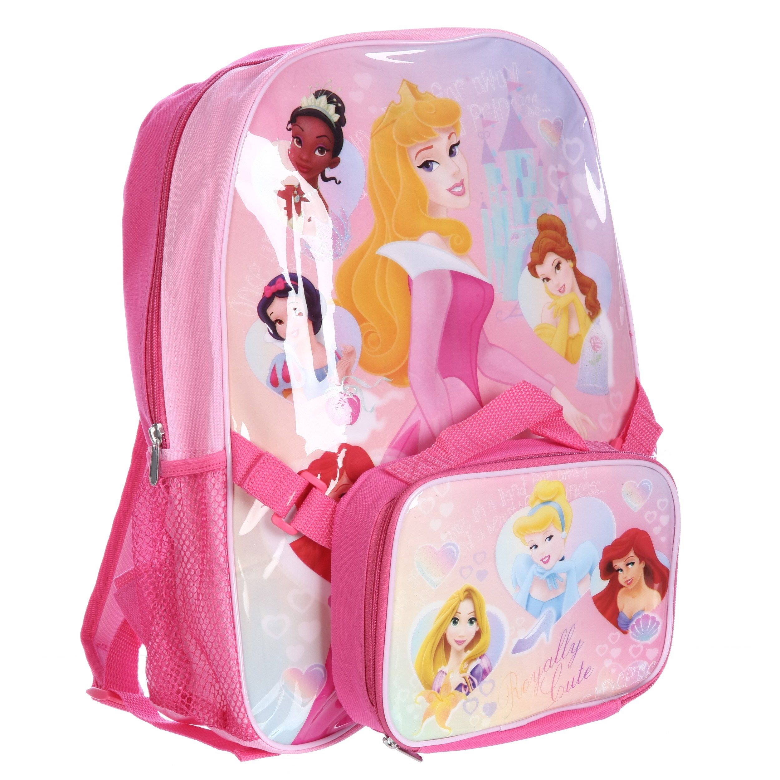 disney princess backpack and lunch bag