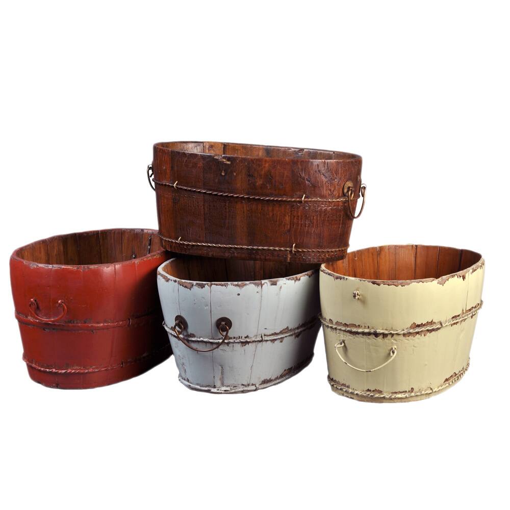 Chinese-style Oval Sink with Handles