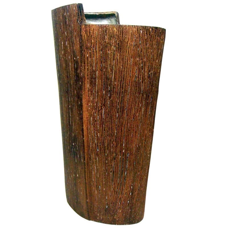 Bark Aluminum Metal Vase  ™ Shopping