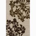Artist's Loom Hand-tufted Transitional Floral Wool Rug (7'9x10'6) - 7'9 x 10'6